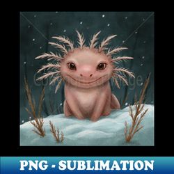 axolotl christmas - Special Edition Sublimation PNG File - Perfect for Sublimation Art
