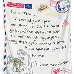 mothers day gifts, personalized mom blanket, letter to mom w your own finish,mom gifts from daughter, son.jpg