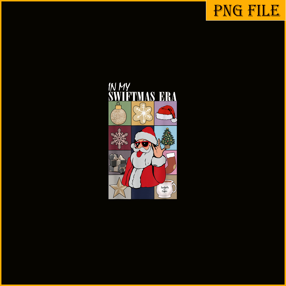 TLS13112314-In My Swiftmas Era PNG, Music Cute PNG, Santa Christmas Holiday PNG.png