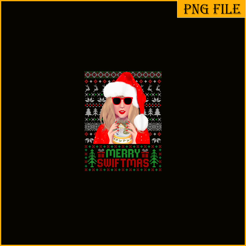 TLS13112318-Merry Swiftmas PNG, Taylor Swift Funny PNG, Xmas Holiday PNG.png