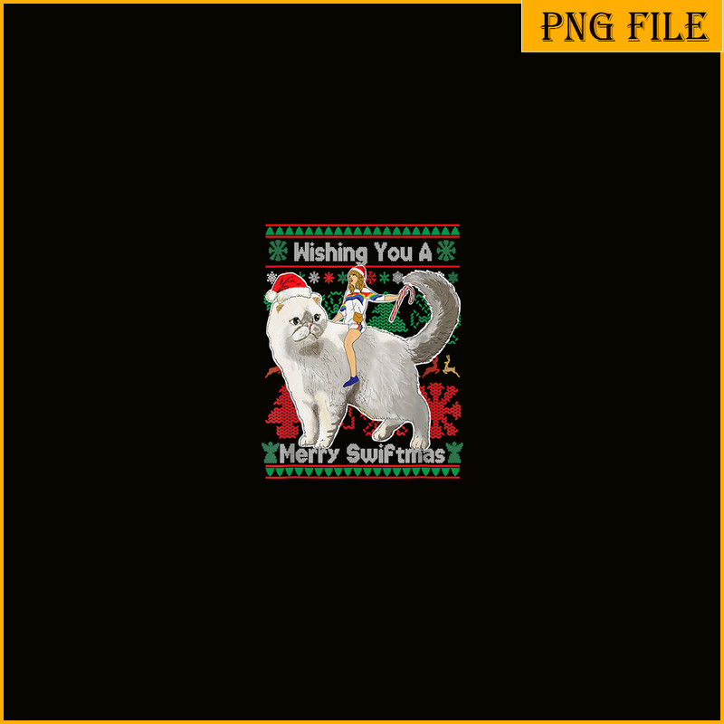 TLS13112321-Wishing You A Merry Christmas PNG, Big Cat PNG, Funny Taylor PNG.png