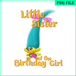 little sister of the birthday girl png