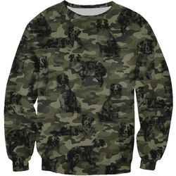 australian shepherd camo sweater for men women