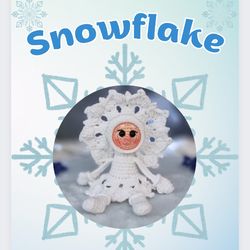 Snowflake amigurumi. English version pattern