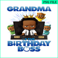 grandma of the birthday boss png