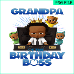 grandpa of the birthday boss png