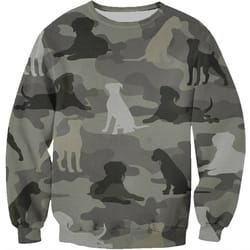 boxer camo sweater for men women
