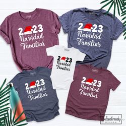 feliz navidad shirt, cute family shirt, 2023 navidad familiar shirt, mexican christmas holiday shirt, family christmas 2