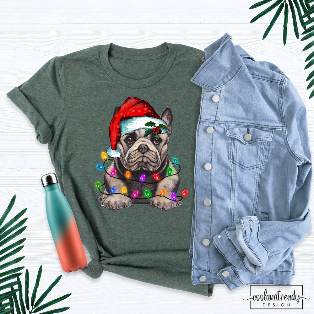 French Bulldog Christmas Dog Mom Shirt, French Bulldog Christmas Shirt, Holiday Xmas Party Dog Shirt, Christmas Shirt, Funny Dog Shirt.jpg