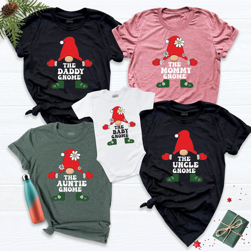 Gnome Family Christmas Shirt, Christmas Shirt, The Gnome Funny Family Shirt, Gnomes Christmas T-Shirt, Christmas Gnomes Tee, Gnomes Shirt.jpg