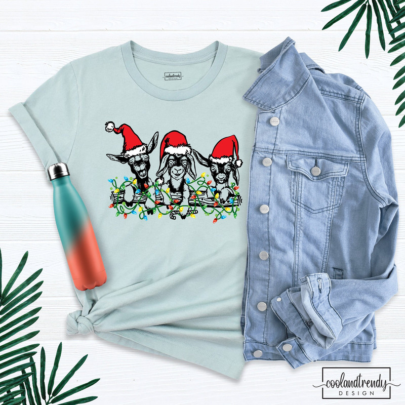 Goats Christmas Shirt, Farm Christmas Shirt, Cute Goats Shirt, Funny Christmas Shirt, Goats Shirt, Animal Christmas Shirt, Holiday Shirt.jpg