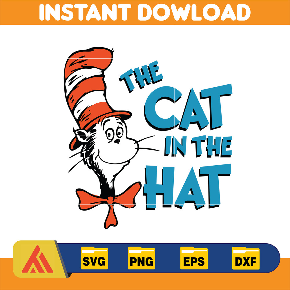Dr Seuss Svg, Cat In The Hat SVG, Dr Seuss Hat SVG, Green Eggs And Ham Svg, Dr Seuss for Teachers Svg, Cricut, Thing Svg (893).jpg
