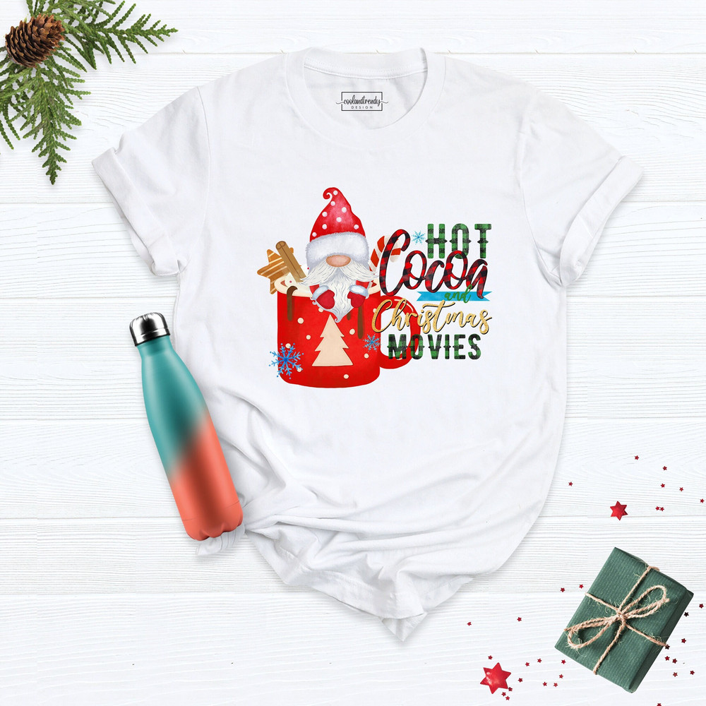 Hot Cocoa Christmas Movies Shirt, Christmas Party Shirt, Holiday Season Shirt, Xmas Movies Shirt, New Year Shirt, Matching Christmas Shirt.jpg