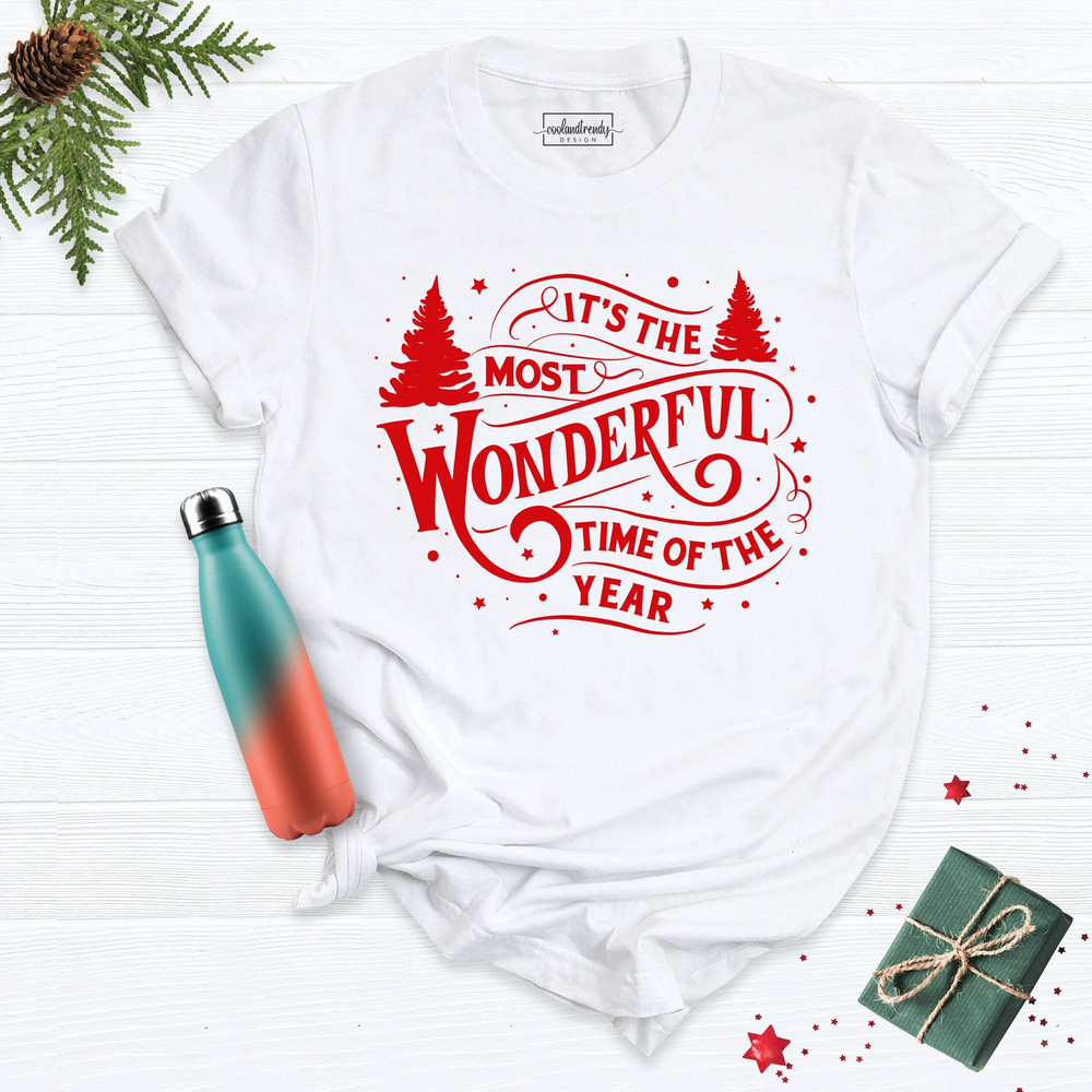 It's The Most Wonderful Shirt, Christmas Gift Shirt, Christmas Party Tee, Christmas Outfit Shirt, Christmas Tee, Fall Shirt, Autumn Shirt.jpg