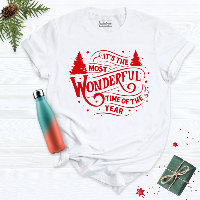 It's The Most Wonderful Shirt, Christmas Gift Shirt, Christmas Party Tee, Christmas Outfit Shirt, Christmas Tee, Fall Shirt, Autumn Shirt.jpg