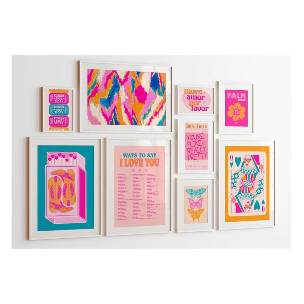 MR-2411202383133-pink-orange-teal-preppy-wall-art-teen-girl-room-decor-image-1.jpg