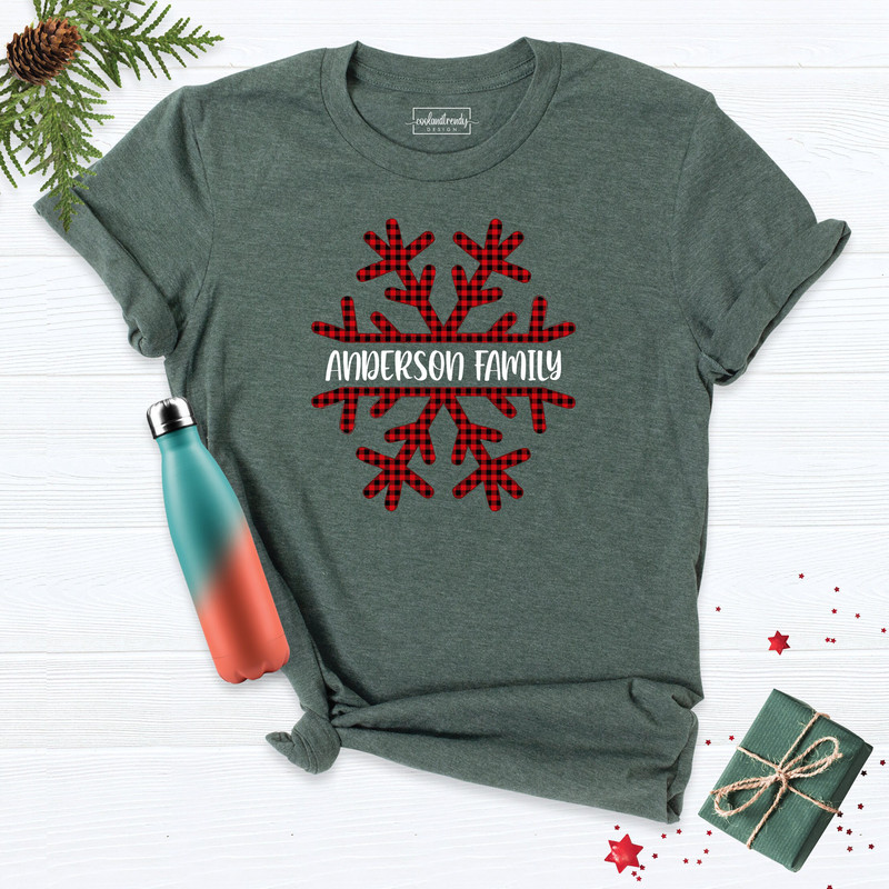 Matching Family Christmas Shirts, Family Christmas Shirt, Let it Snow Shirt, Christmas Shirt, Custom Christmas Shirt, Monogrammed Xmas Shirt.jpg