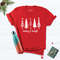 Merry and Bright Trees Women's Christmas Shirt, Winter Shirt, Cute Holiday Tee, Christmas Tree Shirt, Womans Holiday Shirt, Xmas Holiday Tee.jpg