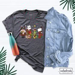 milk and cookie christmas shirt, santa things shirt, santa stocking shirt, christmas family vacation winter tee, christm