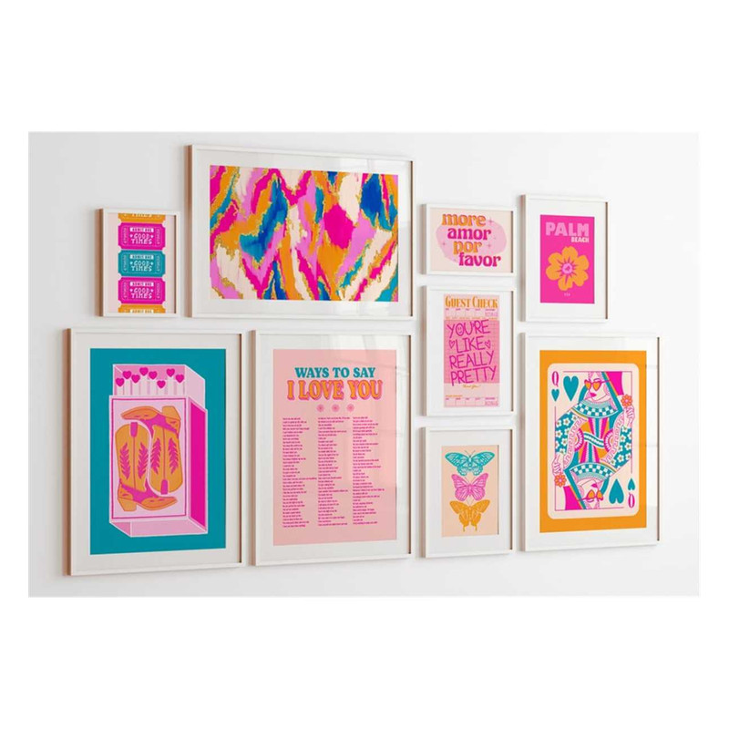 MR-24112023947-pink-orange-teal-preppy-wall-art-teen-girl-room-decor-image-1.jpg