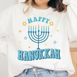 Happy Hanukkah Png Hanukkah shirt Svg Cricut file Sublimation