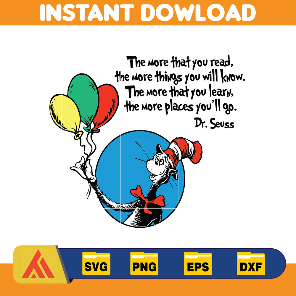 Dr Seuss Svg, Cat In The Hat SVG, Dr Seuss Hat SVG, Green Eggs And Ham Svg, Dr Seuss for Teachers Svg, Cricut, Thing Svg (936).jpg