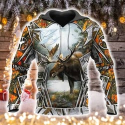 moose hunting hoodie vas
