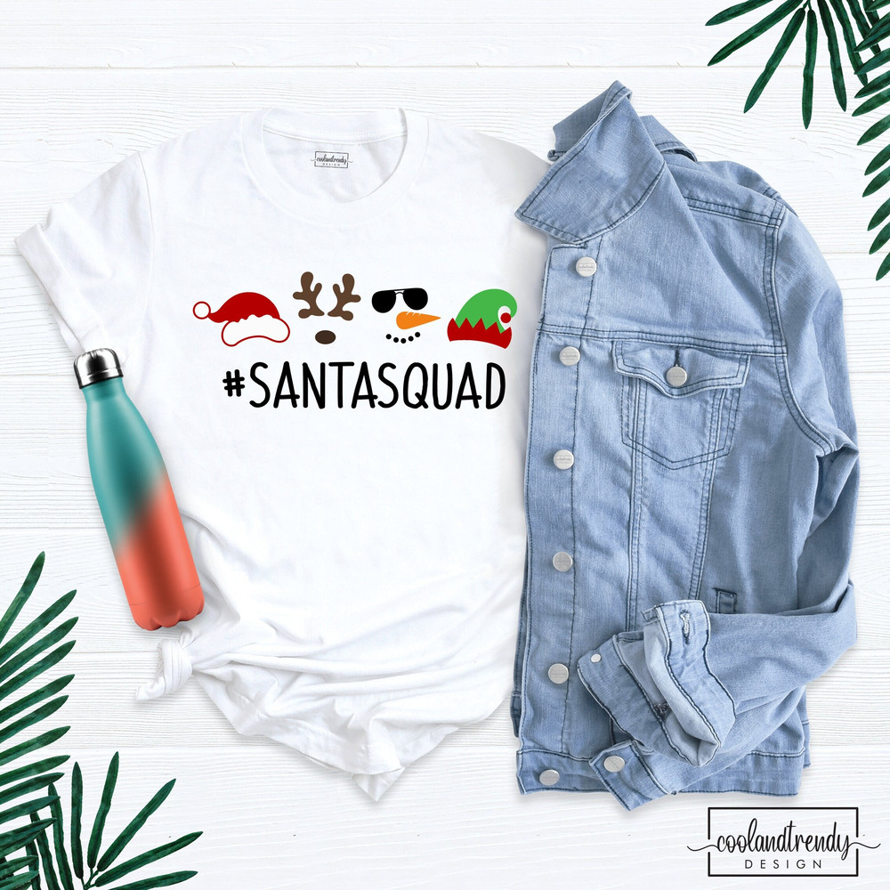 Santa Squad Shirt, Christmas Shirt, Matching Family Christmas Shirts, Christmas Outfits, Christmas Tee, Santa Shirt, Christmas Gift.jpg