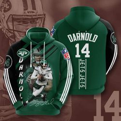 New York Jets Sam Darnold Hoodie Unisex 3D All Over Print