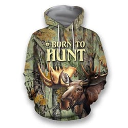 moose hunting sparkling ilr112 hoodie