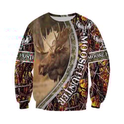 moose hunting t202 hoodie