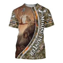 moose hunting t204 hoodie