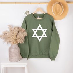 Star of David Sweatshirt, Star of David Hoodie, Judaism Shirt, Jewish Sweatshirt, Religious Hoodie, Jewish Symbol Shirt,