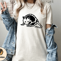 aesthetic opossum tshirt , opossum shirt ,womens opossum tee,funny animal shirt ,cute opossum tee,opossum lover gift,fun