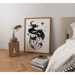 retro art print y2k poster college apartment decor,