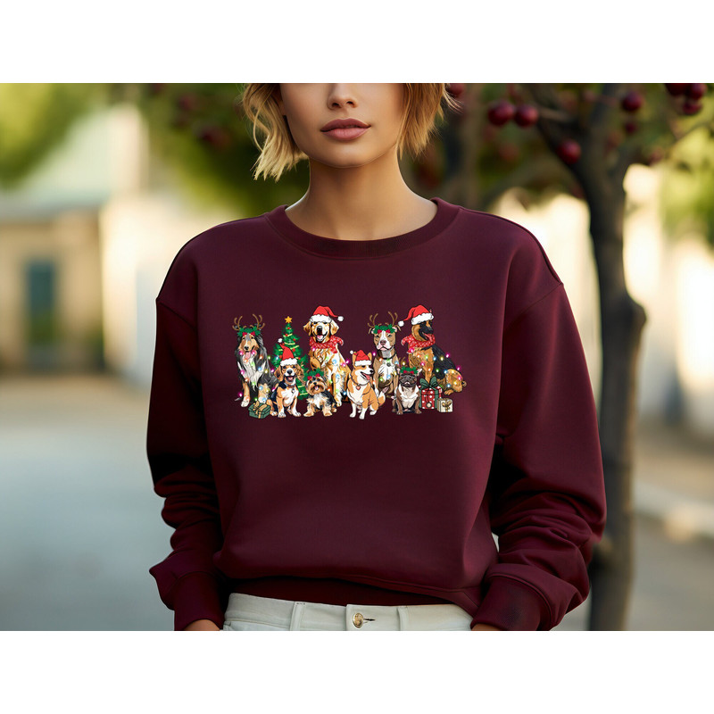 Christmas Dog Sweatshirt, Dog Owner Christmas Gift, Dog Christmas Sweatshirt, Christmas Sweater, Holiday Sweater, Christmas Shirt, Dog Gift.jpg