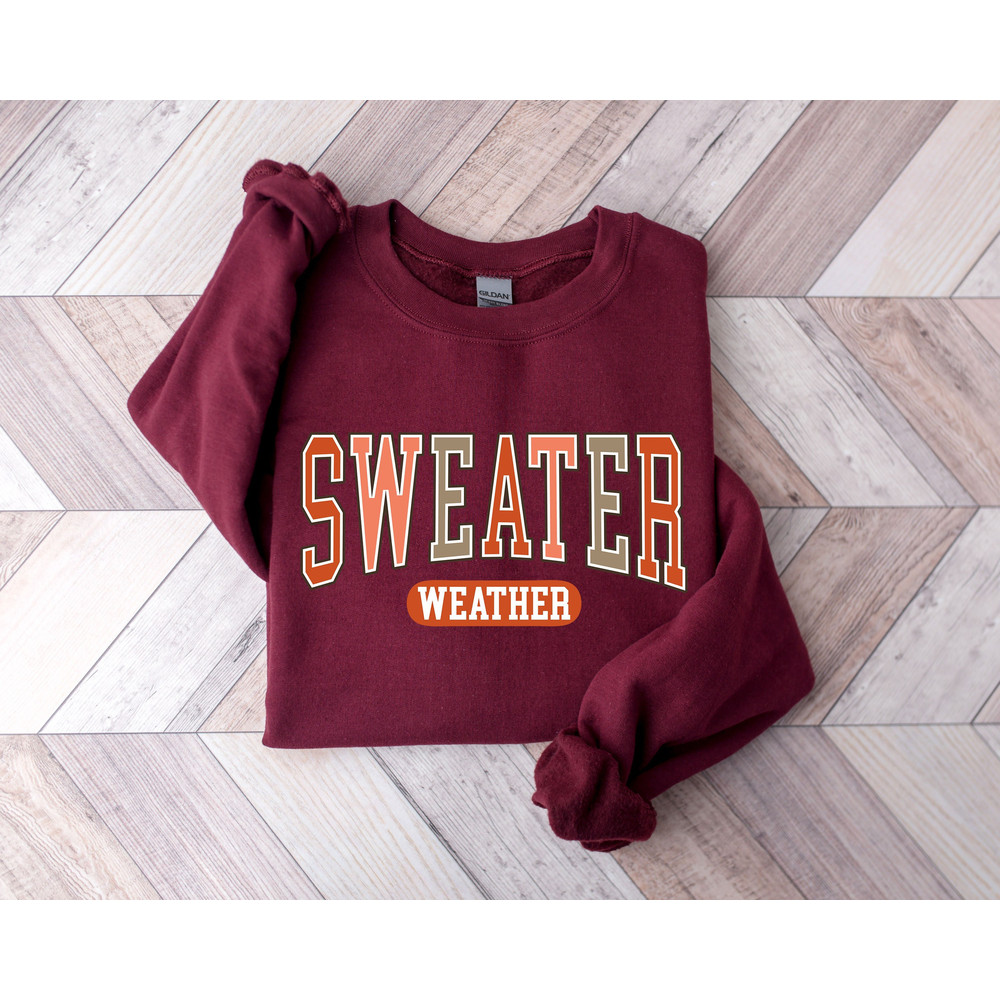Sweater Weather Shirt, Cozy Season Winter Sweatshirt, Winter Shirt, Freezin Shirt, Freezin Shirt, Merry Christmas Shirt,Christmas Gift.jpg