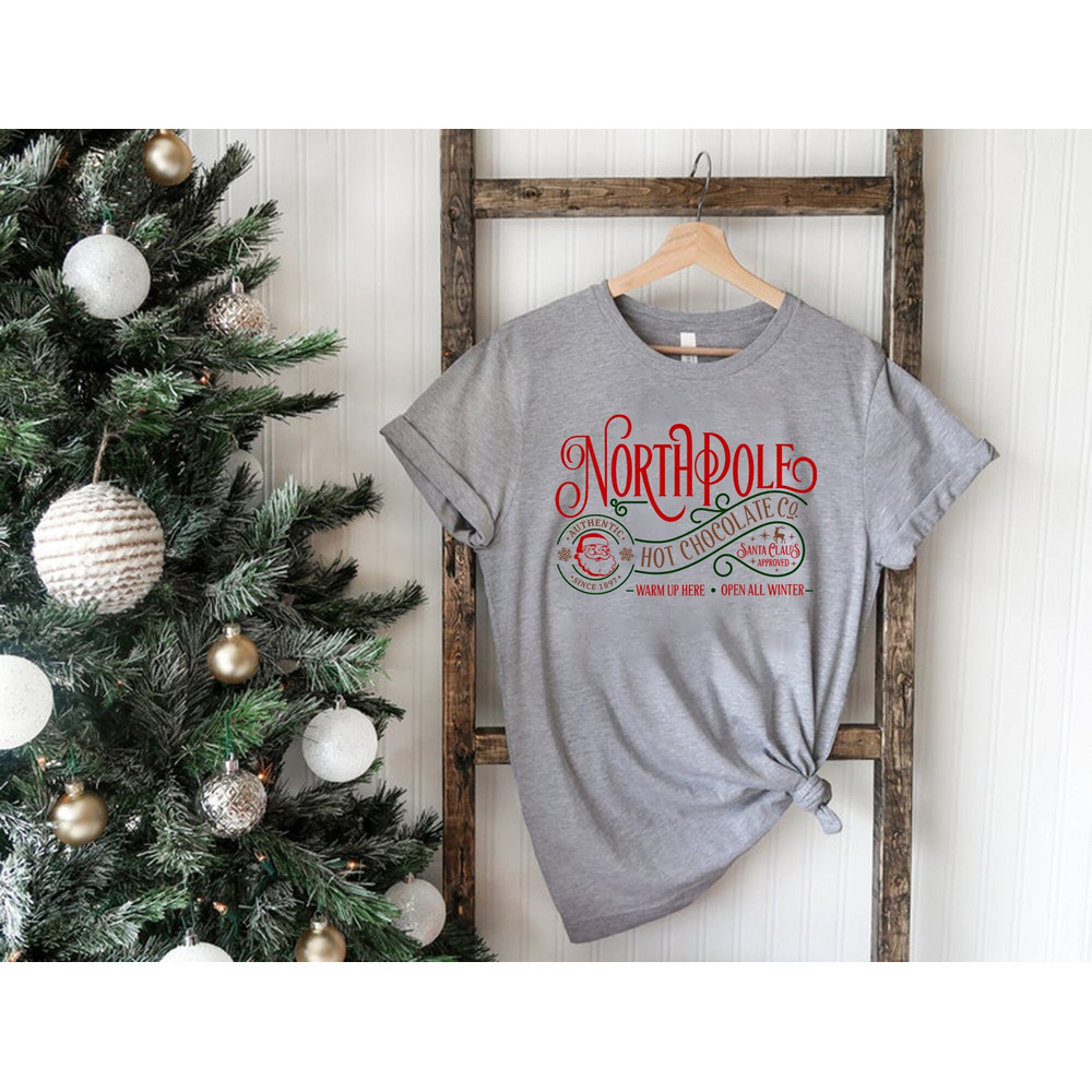 North Pole Sweatshirt, North Pole Christmas Shirt, Christmas Shirt,Santa Shirt,Reindeer Shirt,Hot Chocolate Shirt,Christmas Gift,Santa Claus.jpg