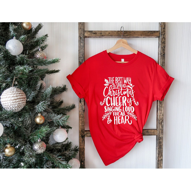 The Best Way To Spread Christmas Cheer Shirt, Holiday Shirt, Christmas Shirt, Elf Christmas Shirt, Christmas T-Shirt, Merry Christmas Shirt 1.jpg
