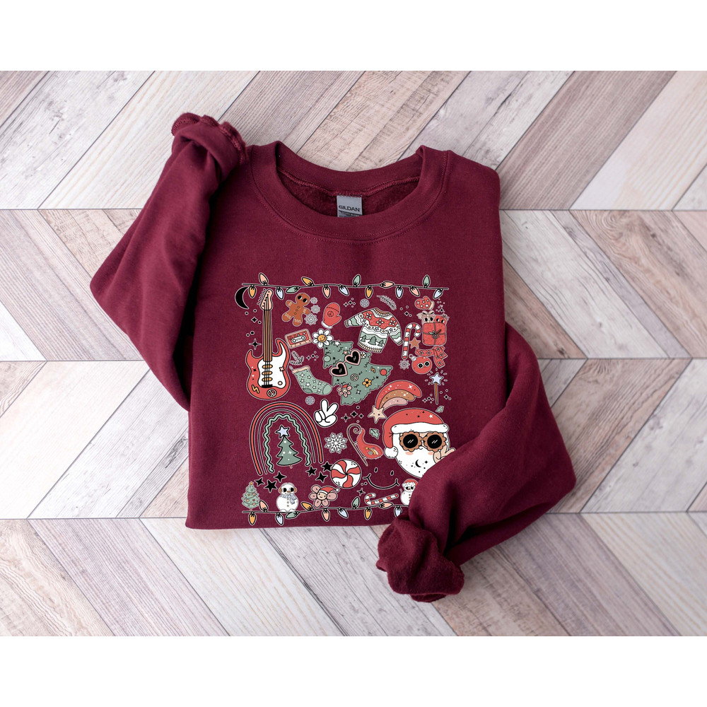 Everything About Christmas Shirt, Cute Christmas Season Sweatshirt, Christmas Lover Gift, Tshirt for Christmas Season, Cute Xmas Gift.jpg