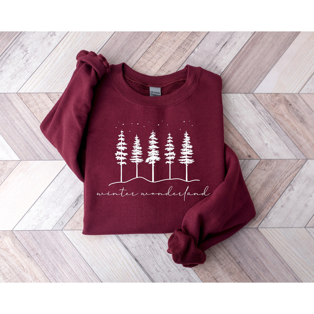 Winter Wonderland Shirt, Happy Winter Shirt, Winter Shirt, Holiday Trees Shirt, Holiday Shirt, Cute Winter Shirt, Wonderland Shirt.jpg
