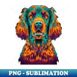 Red Irish Setter Photo Art - PNG Sublimation Digital Download - Stunning Sublimation Graphics