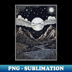 where the mountains meet the sea - stylish sublimation digital download - instantly transform your sublimation projects