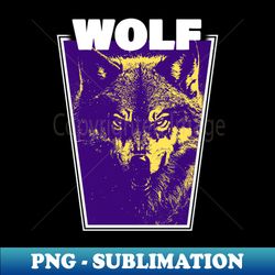 Angry Wolf Nature - Trendy Sublimation Digital Download - Unleash Your Inner Rebellion