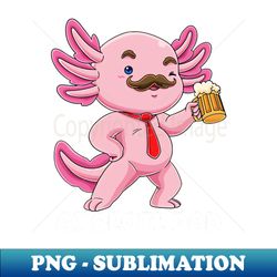 Rad Axolotl Dad Master of the Gills and Grill - Professional Sublimation Digital Download - Bold & Eye-catching