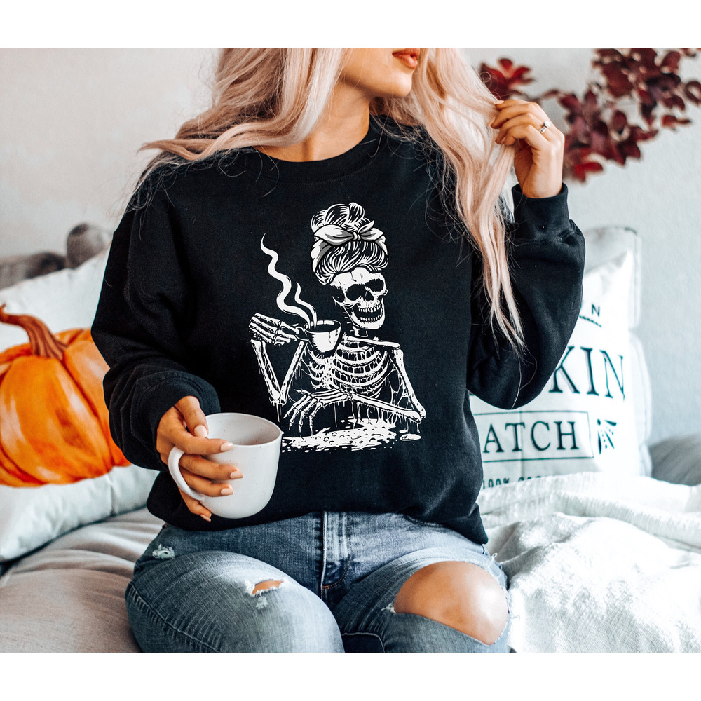 Halloween Coffee Sweatshirt, Womens Halloween Sweatshirt, Halloween Sweatshirt For Women, Funny Halloween sweatshirt, Fall Coffee Sweatshirt.jpg