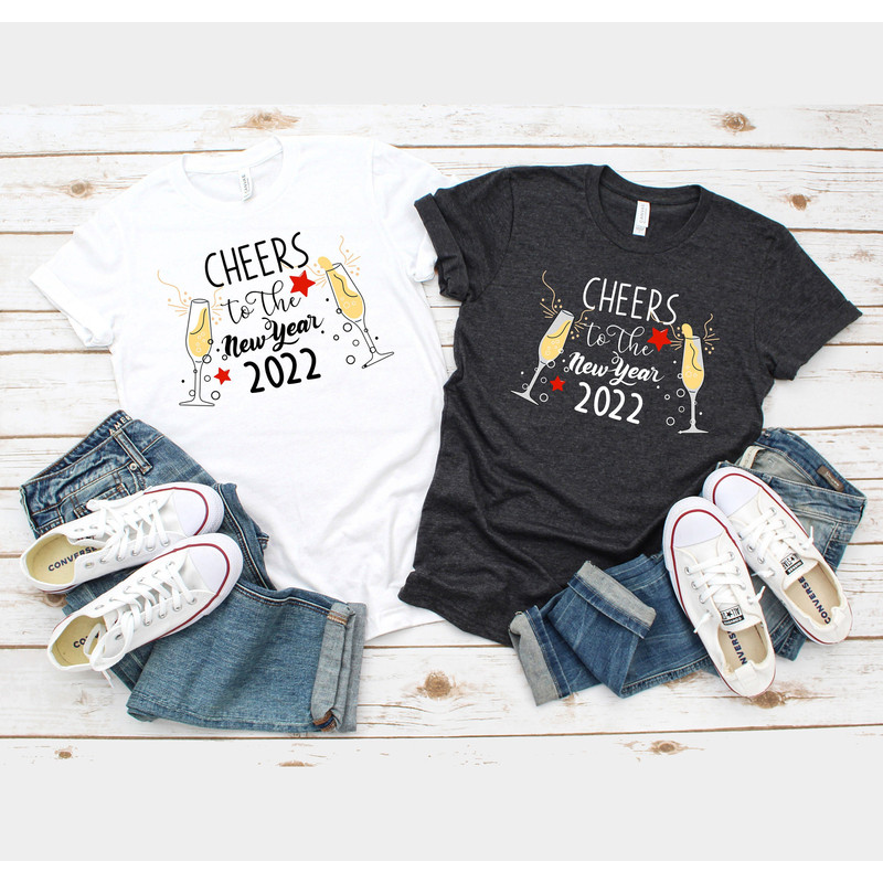 Cheers To The New Year Shirt, 2023 New Year Shirts, Christmas Shirts, Christmas Gifts, Happy New Year Shirt, New Year Shirts, New Year Gift.jpg