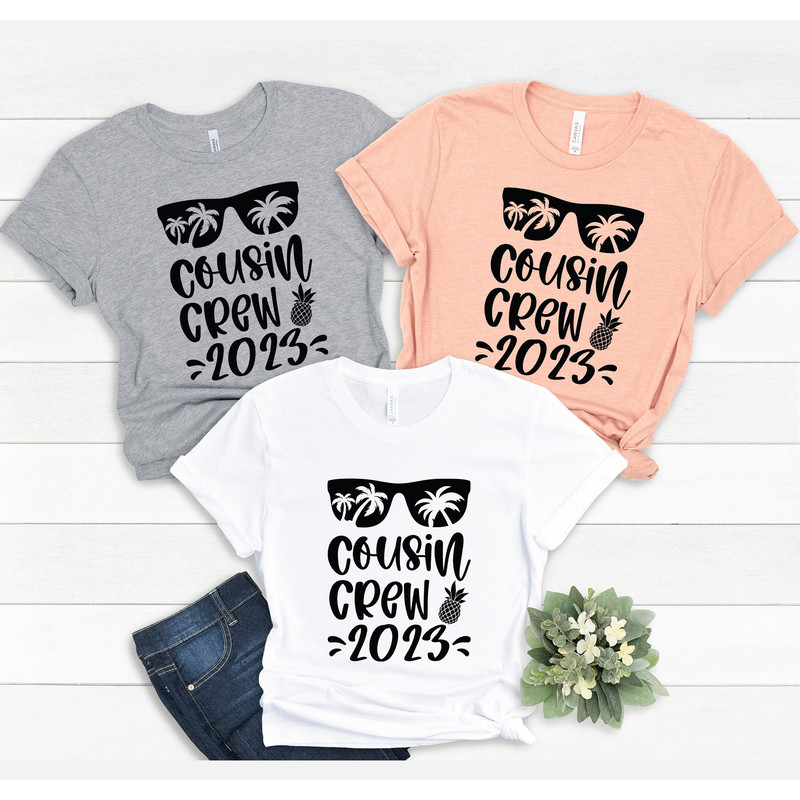 Cousin Crew 2023 Summer Shirt, Matching Cousin Shirts, Matching Cousin Shirt, Cousin Crew T-shirts, Cousins Trip, Cousins Vacation Beach Tee.jpg