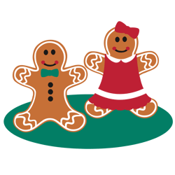 holiday gingerbread boy and girl svg, merry christmas svg, funny christmas svg, christmas svg, digital download