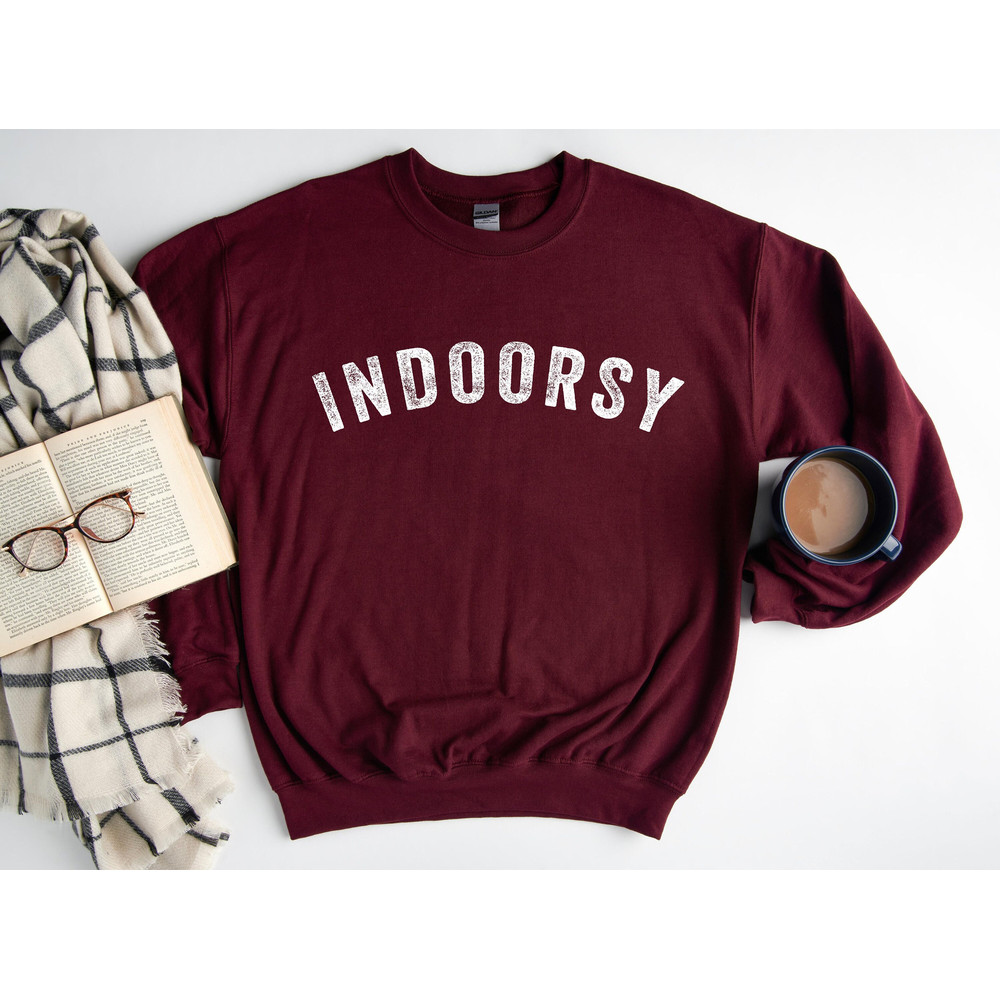 Indoorsy Sweatshirt, Unisex Crewneck Sweatshirt,Indoorsy Hoodie, Holiday Gift, Indoorsy Shirt,Funny Homebody Tee, Trendy Introvert Sweater.jpg
